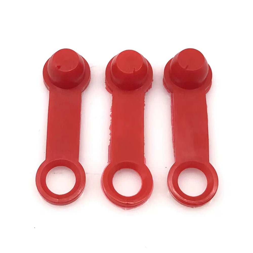 3pcs Car Brake Pump Dust Cap Oil Drain Screw Cap Brake Caliper Sealing Nipple Screw Dust Cap Cover Rubber Motorcycle Accessories - shift - knoobs