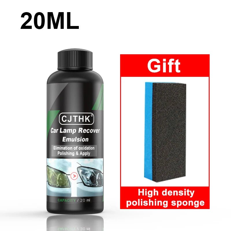 Car Headlight Restoration Polishing Kits Headlamp Scratch Remover Repair Cleaning Paste Remove Oxidation Headlight Polish Liquid - shift - knoobs