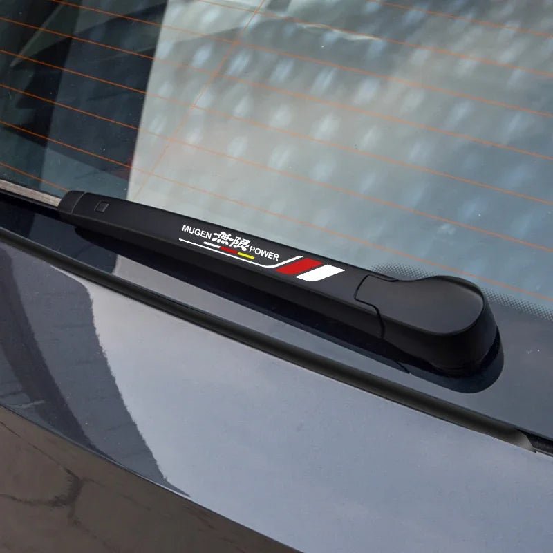 Car Stickers Auto Decors Window Wiper Automobile Decals For Honda Mugen Power Civic Accord CRV Hrv Jazz Accessories - shift - knoobs