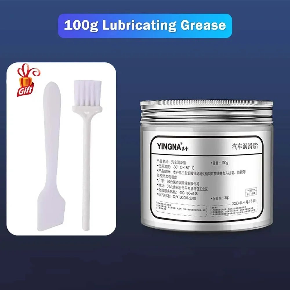 100g Car Sunroof Track Lubricating Grease Door Abnormal Noise Antirust Oil White Mechanical Maintenance Gear Bearing Oil Grease - shift - knoobs