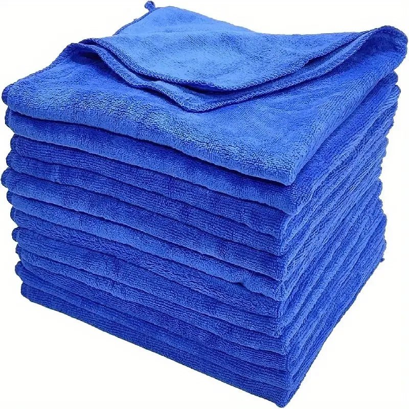 10Pcs Microfiber Towels Car Wash Drying Cloth Towel Household Cleaning Cloths Auto Detailing Polishing Cloth Home Clean Tools - shift - knoobs