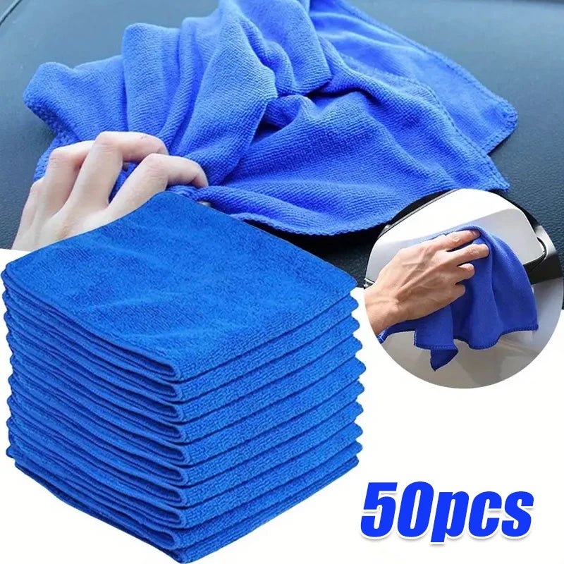 10Pcs Microfiber Towels Car Wash Drying Cloth Towel Household Cleaning Cloths Auto Detailing Polishing Cloth Home Clean Tools - shift - knoobs