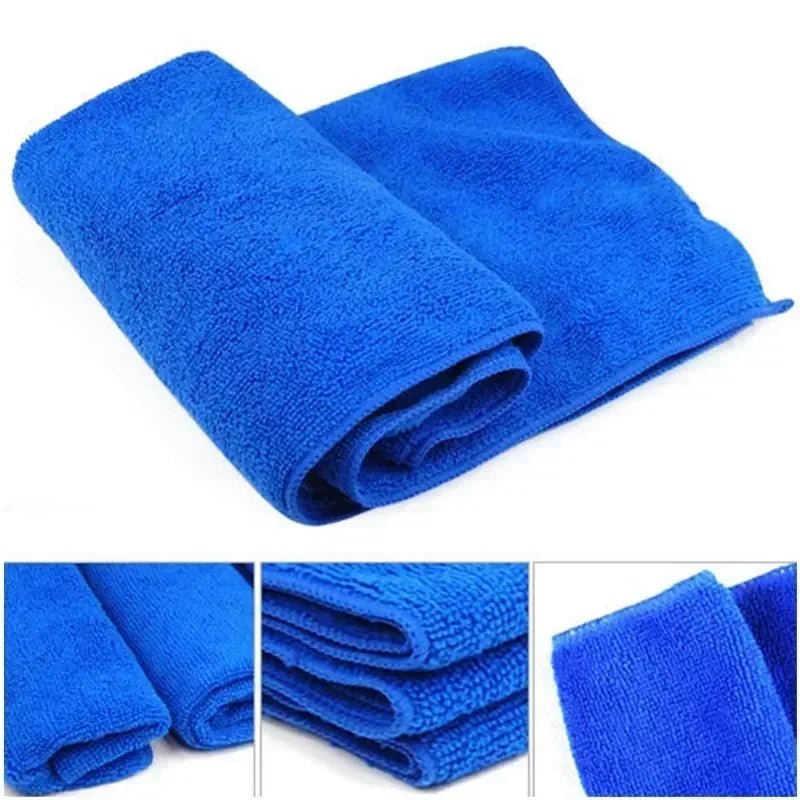 10Pcs Microfiber Towels Car Wash Drying Cloth Towel Household Cleaning Cloths Auto Detailing Polishing Cloth Home Clean Tools - shift - knoobs