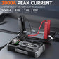 12800mAh Car Jump Starter Portable Power Bank Car Battery Booster 12V Car Starting Device for Petrol 7.0L Diesel 5.5L - shift - knoobs