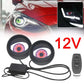 12V Remote Control Eyes Dynamic Devil Eyes LED Car Lights 2 Inch Retrofit Kits Headlight Assembly Auto Accessories Bi Led Lenses - shift - knoobs
