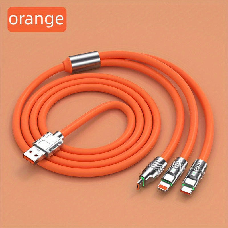 Super Fast 120W USB Type-C Charger Cable For IPhone & Other Devices At Full Speed!
