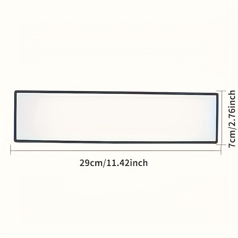 [Anti-Glare Coating Rearview Mirror] Wide-Angle HD Rearview Mirror with Anti-Glare Coating, Crystal-Clear Vision, Easy Clip-On Installation, PVC Material, Universal Fit for SUVs and Trucks, Enhanced Safety and Driving Visibility
