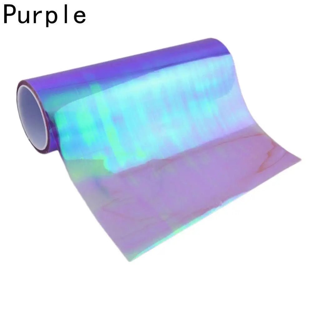 2024 New Shiny Car Light Headlight Taillight Tint Vinyl Film Sticker Sheet Fog Light Rear Lamp Matt Smoke Film 30x60cm - shift - knoobs