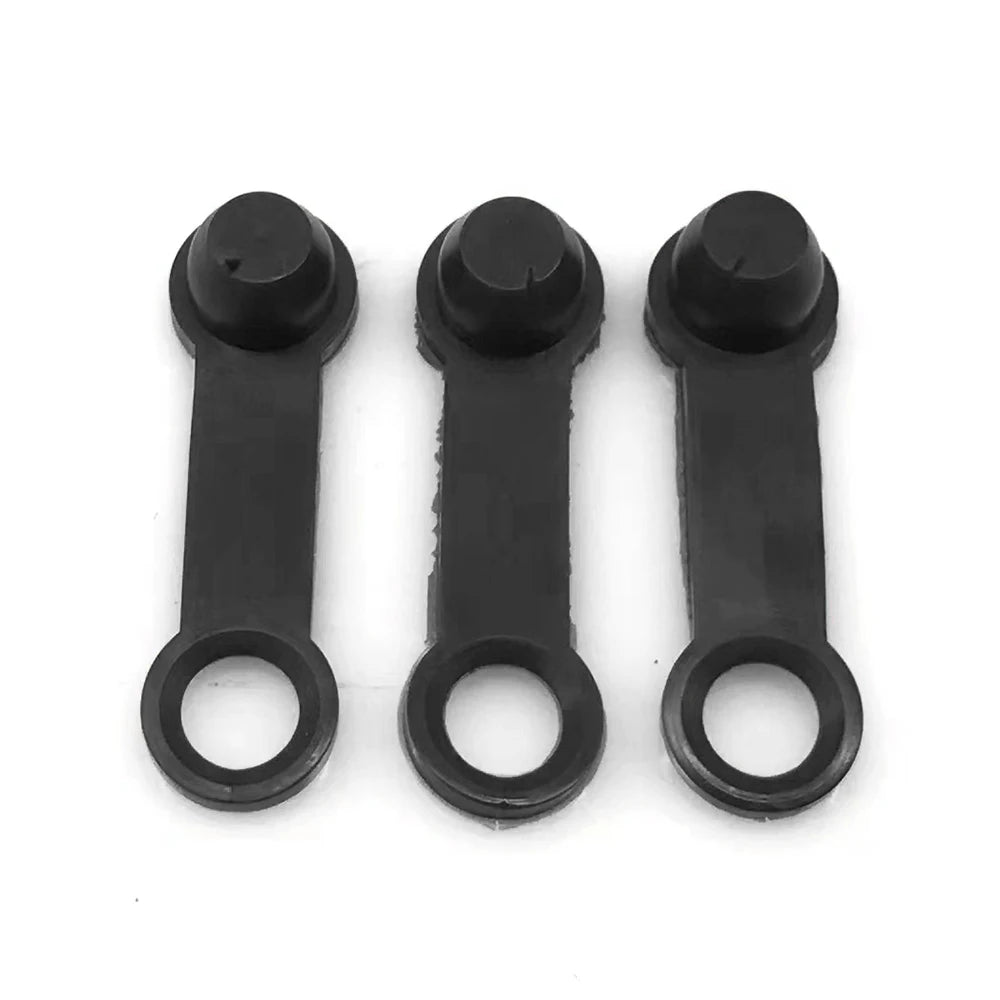 3pcs Car Brake Pump Dust Cap Oil Drain Screw Cap Brake Caliper Sealing Nipple Screw Dust Cap Cover Rubber Motorcycle Accessories - shift - knoobs