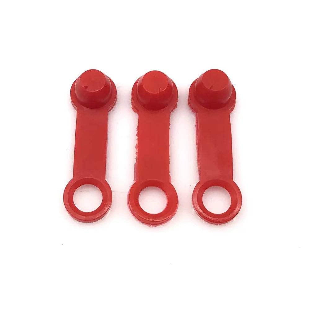 3pcs Car Brake Pump Dust Cap Oil Drain Screw Cap Brake Caliper Sealing Nipple Screw Dust Cap Cover Rubber Motorcycle Accessories - shift - knoobs