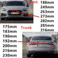 4 Ring ABS Car Hood Front Bonnet Grill Rear Trunk Emblem Logo Badge Sticker Decal For Audi A3 A4 A5 A6 A7 Q2 Q3 Q5 Q8 TT - shift - knoobs