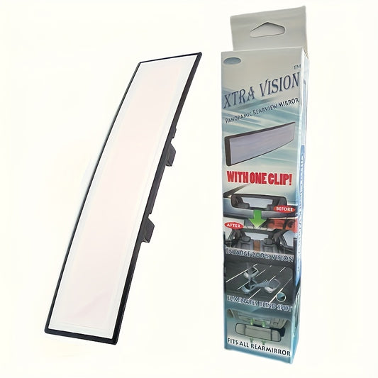 [Anti-Glare Coating Rearview Mirror] Wide-Angle HD Rearview Mirror with Anti-Glare Coating, Crystal-Clear Vision, Easy Clip-On Installation, PVC Material, Universal Fit for SUVs and Trucks, Enhanced Safety and Driving Visibility