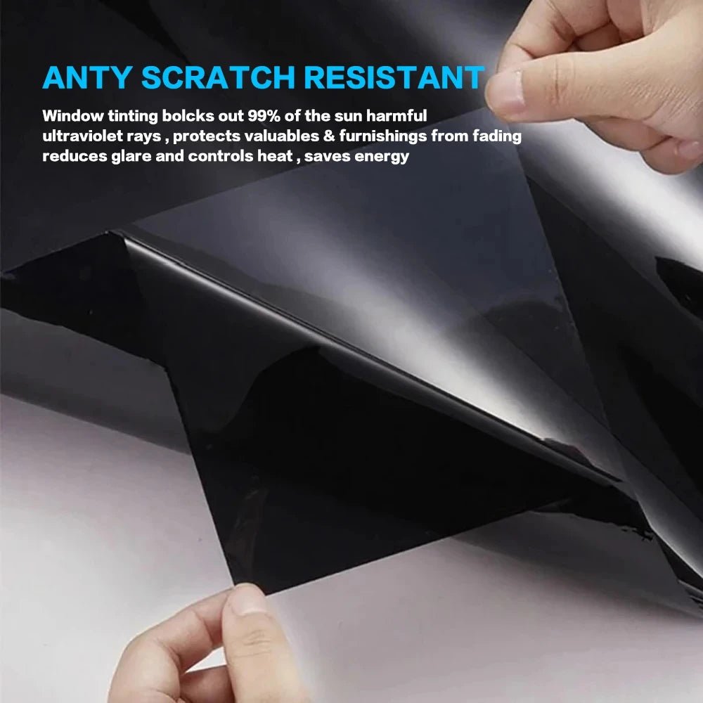 50cmx3/6m Car Window Privacy Tint Film Auto Vinyl Anti Look Glass Sticker Foils Ceramic Summer Solar UV Protector Mirror Films - shift - knoobs