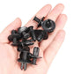 5/100pcs 8mm Plastic Rivets Fasteners Screw Car Bumper Fender Black Rivet Car Fastener Clips for Toyota Focus Kia Nissan Yamaha - shift - knoobs