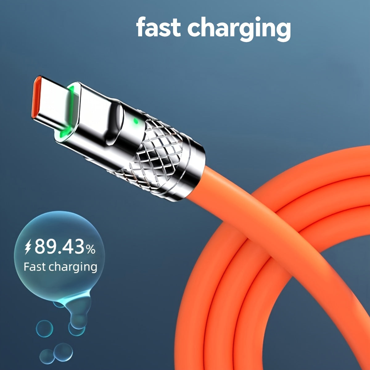 Super Fast 120W USB Type-C Charger Cable For IPhone & Other Devices At Full Speed!
