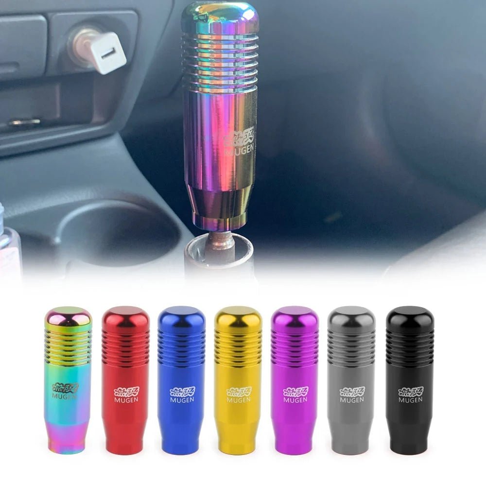 8.5cm Universal Car Aluminum Manual Gear Shift Knob Mugen Gear Shift Knob Stick Gear Shifter Gear Head Knob - shift - knoobs