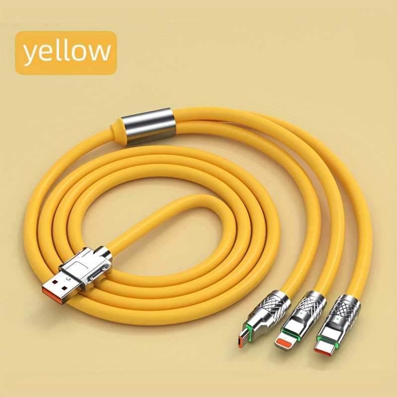 Super Fast 120W USB Type-C Charger Cable For IPhone & Other Devices At Full Speed!