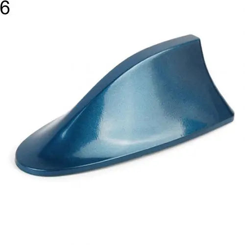 Universal Car Roof Shark Fin Decorative Aerial Antenna Cover Sticker Base Roof Carbon Fiber Style For BMW/Honda/Toyota
