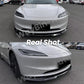 Fresh Aero For Tesla Model 3 Highland 2023-202 Body Kits Glossy Carbon Black Bumper Lip Rear Diffuser Spoiler Tuning Accessories