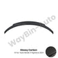 Fresh Aero For Tesla Model 3 Highland 2023-202 Body Kits Glossy Carbon Black Bumper Lip Rear Diffuser Spoiler Tuning Accessories