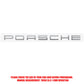 3D ABS Badge Car Porsche Emblem Sticker Decal Auto Trunk Stickers Accessories For Porsche Panamera 911 Carrera S Cayman Boxster