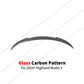 For Tesla Model Y 3 Highland Model 3 Spoiler Tail Wing Rear Trunk Lid Spoiler Wing Black and Carbon Fiber Pattern Body Kit