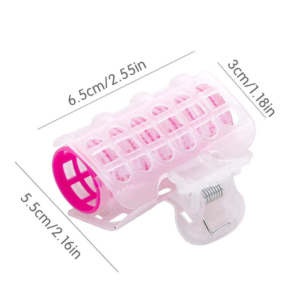 3Pcs/Bag Plastic Hair Rollers Bang Curlers Self-Adhesive Small Hair Curl Clips Beauty Women Rollers Hairdressing Styling Tools