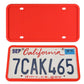 Silicone license plate frame, American and Canadian license plate frame, waterproof, rust proof, without damaging the paint