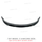Front Lip For Tesla Model 3 Highland 2024 Front Bumper Lip Spoiler Glossy Black Carbon Body Kits Model 3 + Auto Accessories
