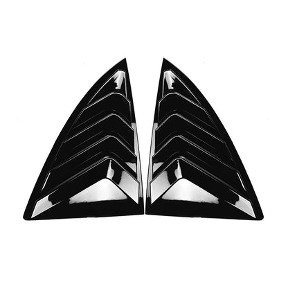 Car Rear Window Side Vent Shutter Louver Cover Trim Sticker Body Kit Spoiler For Tesla Model Y 2019 2020 2021 2022 2023 2024