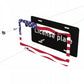 Game Series US Standard License Plate Frame US Canada Mexico License Plate Frame Aluminum Alloy License Plate Cover
