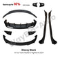 Fresh Aero For Tesla Model 3 Highland 2023-202 Body Kits Glossy Carbon Black Bumper Lip Rear Diffuser Spoiler Tuning Accessories
