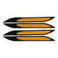 Newest 4Pcs Car Reflective Strips Bumper Protector Carbon Fiber Body Safety Warning Sticker Auto Anti-scratch Tape Auto Styling