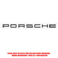 3D ABS Badge Car Porsche Emblem Sticker Decal Auto Trunk Stickers Accessories For Porsche Panamera 911 Carrera S Cayman Boxster