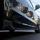 For Tesla Model 3 Y Highland 2017-2024 Side Skirts Body Kits Carbon Fiber Pattern Black ABS Fast Tunning For Tesla Accessories