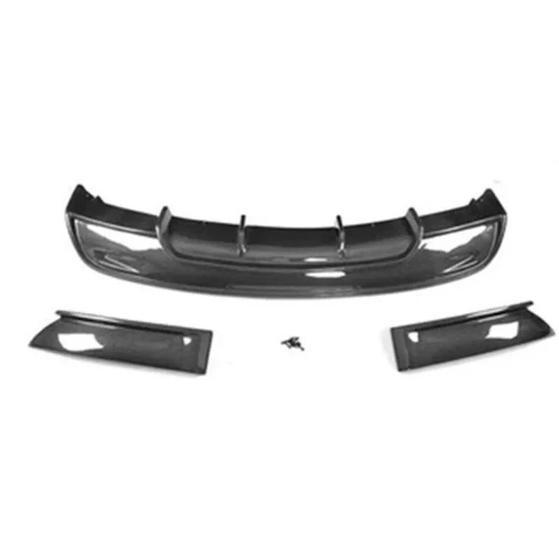 For Tesla Model S 2017  Carbon Fiber Back lip Car Bumper Diffuser Rear Splitters Spoiler Car Accessories body kit