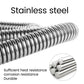 Exhaust pipe 120/150/200CM stainless steel flexible exhaust hose with 2pcs exhaust clamp car generator air diesel parking heater
