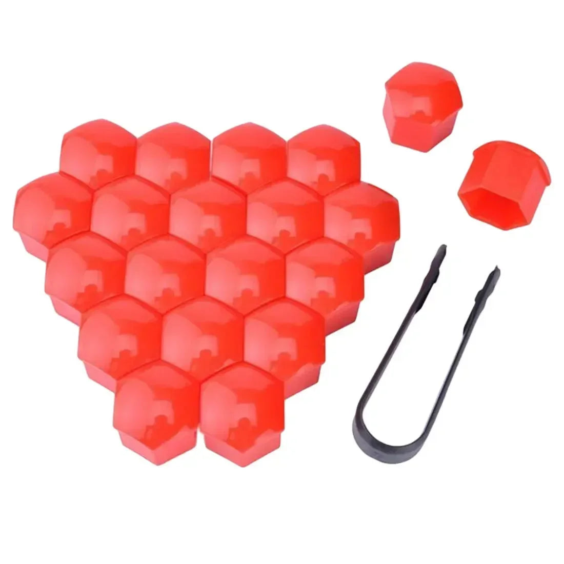 17mm/19mm/21mm 20Pcs Car Wheel Nut Caps Protection Covers Caps Auto Hub Screw Cover Tire Bolt Nut Cap Tyre Decoration Anti-Rust