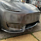 For Tesla Model 3 Y 2017-2023  Front Lip AD Body Kit Glossy Black Sport Bumper Spoiler Model 3 Model Y Auto Accessories