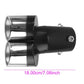 Universal Curved Double Outlet Car Exhaust Trim Muffler Pipe Tail Car Decoration Chrome Tail Pipe Stainless Steel Car Styling