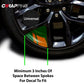 Car Wheel Reflective Stickers Auto Safety Warning Sticker Reflector Protective Strip Film for Trucks Auto Motorcycle Stickers