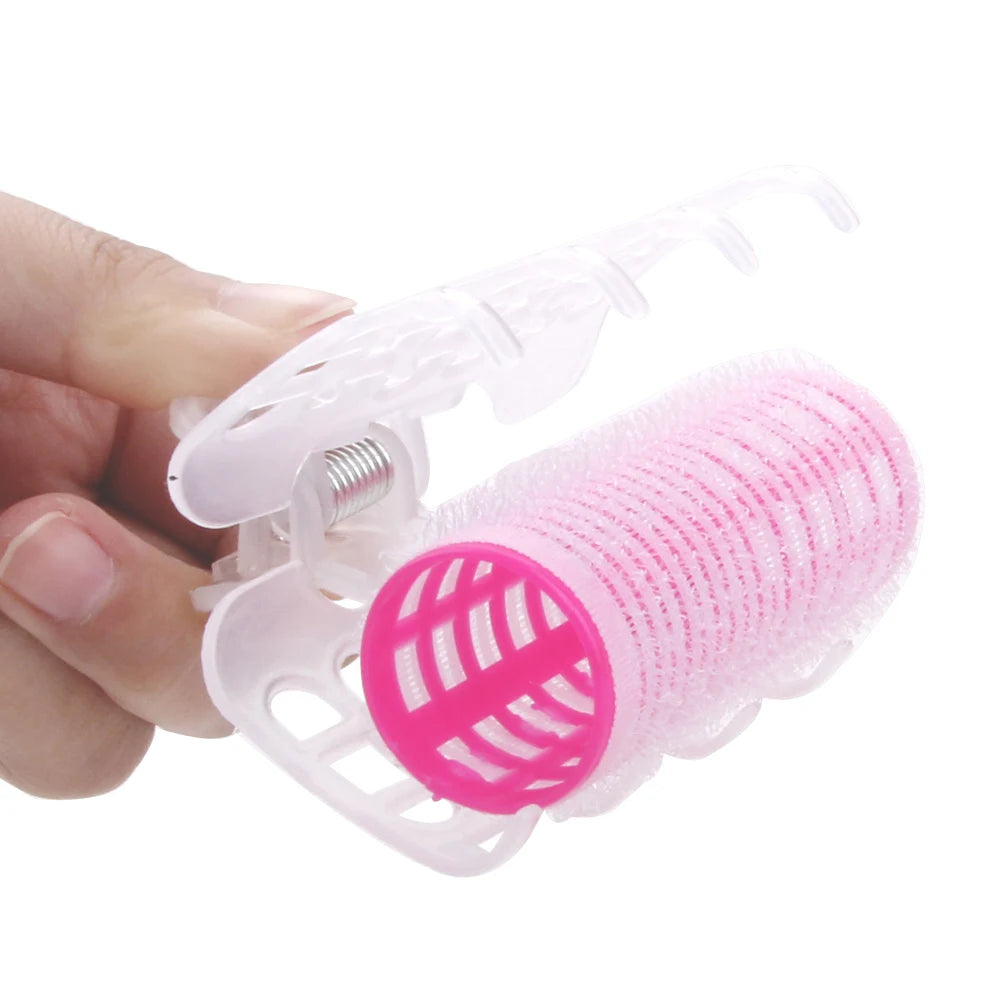 3Pcs/Bag Plastic Hair Rollers Bang Curlers Self-Adhesive Small Hair Curl Clips Beauty Women Rollers Hairdressing Styling Tools
