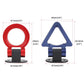 2 designs Car Styling Trailer Hooks Sticker Decoration Car Auto Rear Front Trailer Simulation Racing Ring Vehicle Towing Hook