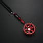 Car Mirror Rearview Pendant Auto Interior Decor Pendants Aluminum Wheel With Shock Absorber Ornament Hanging Accessories