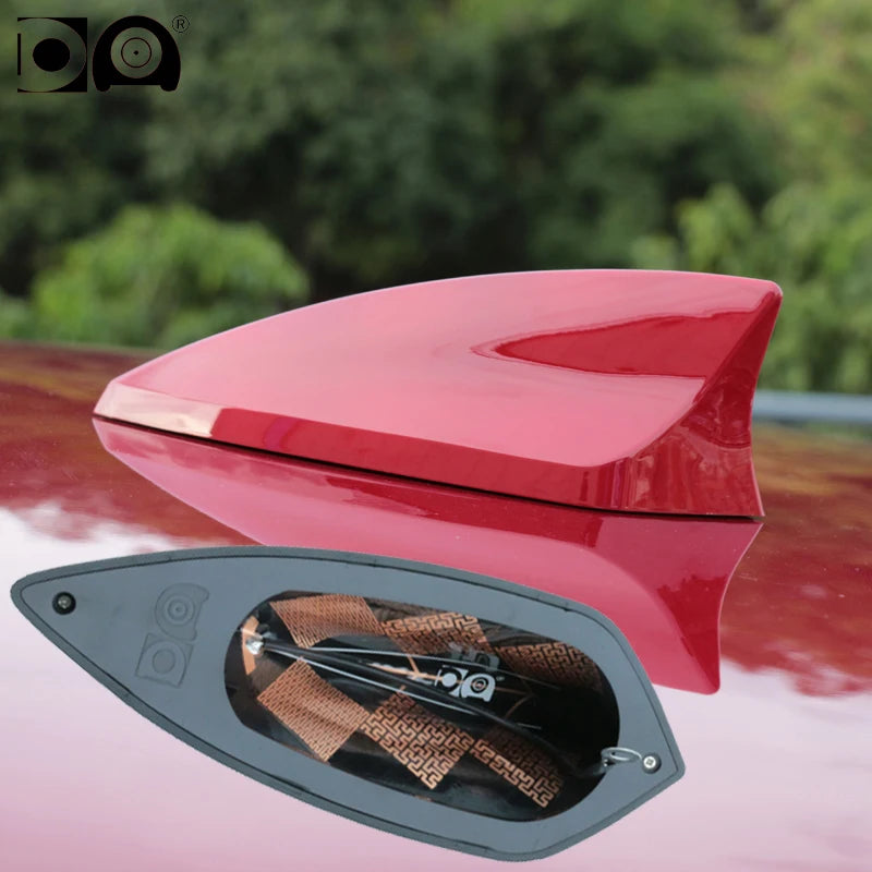 Universal 5d Shark Fin Antenna Auto Car Radio Aerials Fm Am Stronger Signal Piano Paint For Totota Corolla