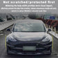 For 19-23 Tesla Model 3 Wide Body Kit ABS Carbon Fiber Splash Guard Mudguard Exterior Trim Cover Spoiler Wheel Cover Accessories