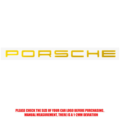 3D ABS Badge Car Porsche Emblem Sticker Decal Auto Trunk Stickers Accessories For Porsche Panamera 911 Carrera S Cayman Boxster