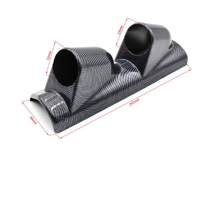 52mm 2inch Gauge Pod Triple Gauge A Pillar Pod Universal Gauge Pod Car Universal Carbon Fiber Triple Gauge A Pillar Pod Cluster
