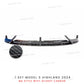 Front Lip For Tesla Model 3 Highland 2024 Front Bumper Lip Spoiler Glossy Black Carbon Body Kits Model 3 + Auto Accessories