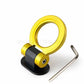 2 designs Car Styling Trailer Hooks Sticker Decoration Car Auto Rear Front Trailer Simulation Racing Ring Vehicle Towing Hook
